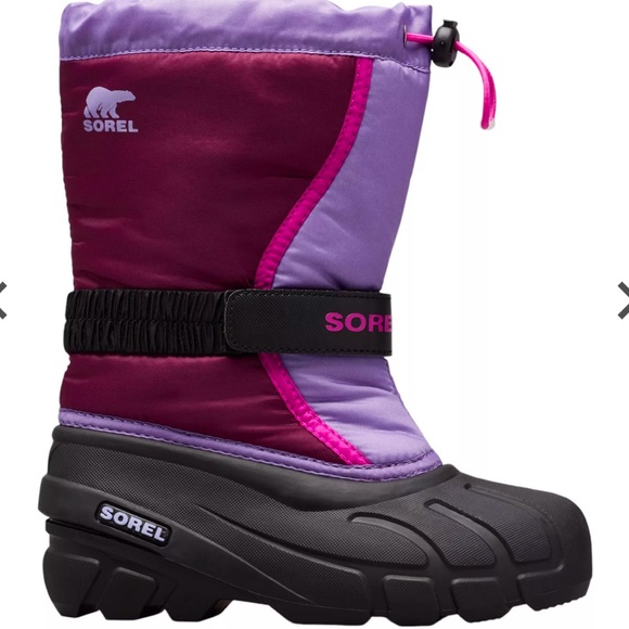 🌸SOREL🌸  Kids' Flurry Waterproof Snow Boot Size: 7 - Picture 2 of 10